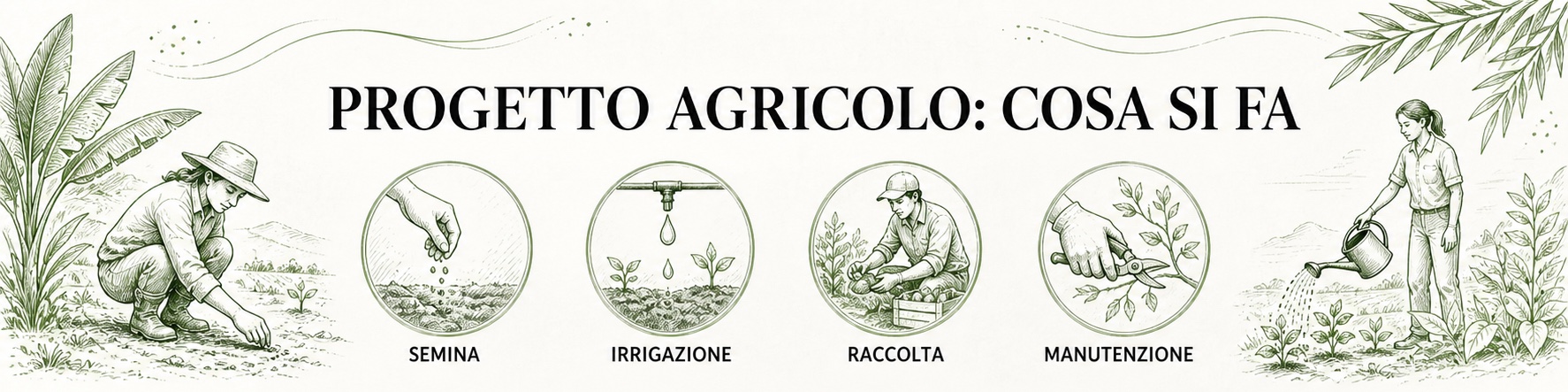 Attività tipiche di un progetto agricolo all’estero