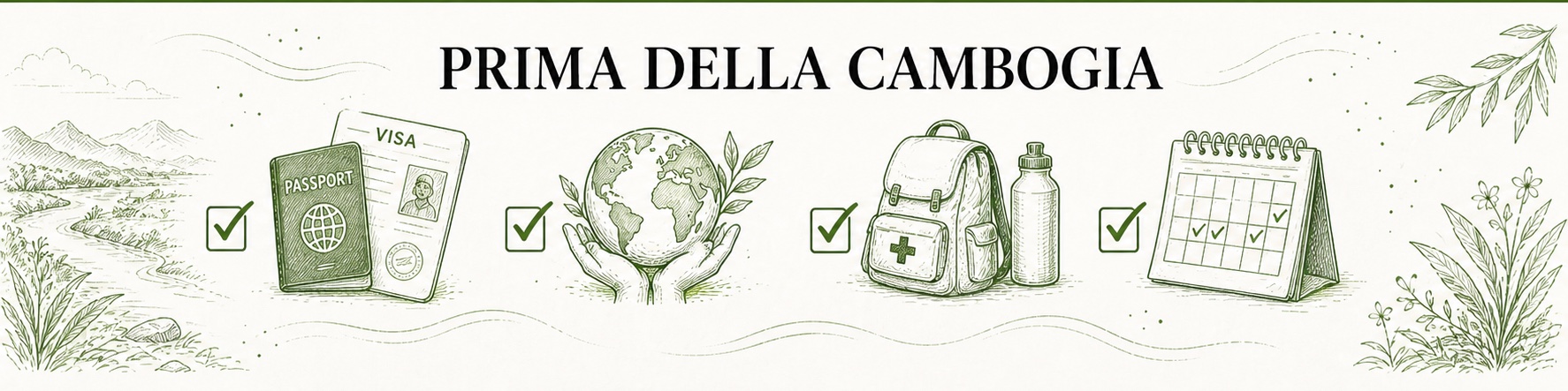 Checklist di partenza per un volontariato a Siem Reap