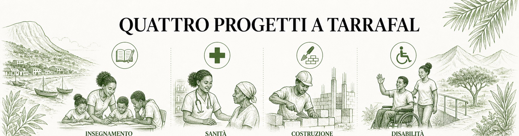 Quattro tipi di volontariato disponibili a Tarrafal