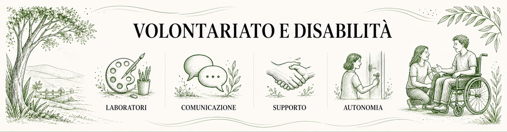 Ruoli rispettosi nel volontariato con persone con disabilità